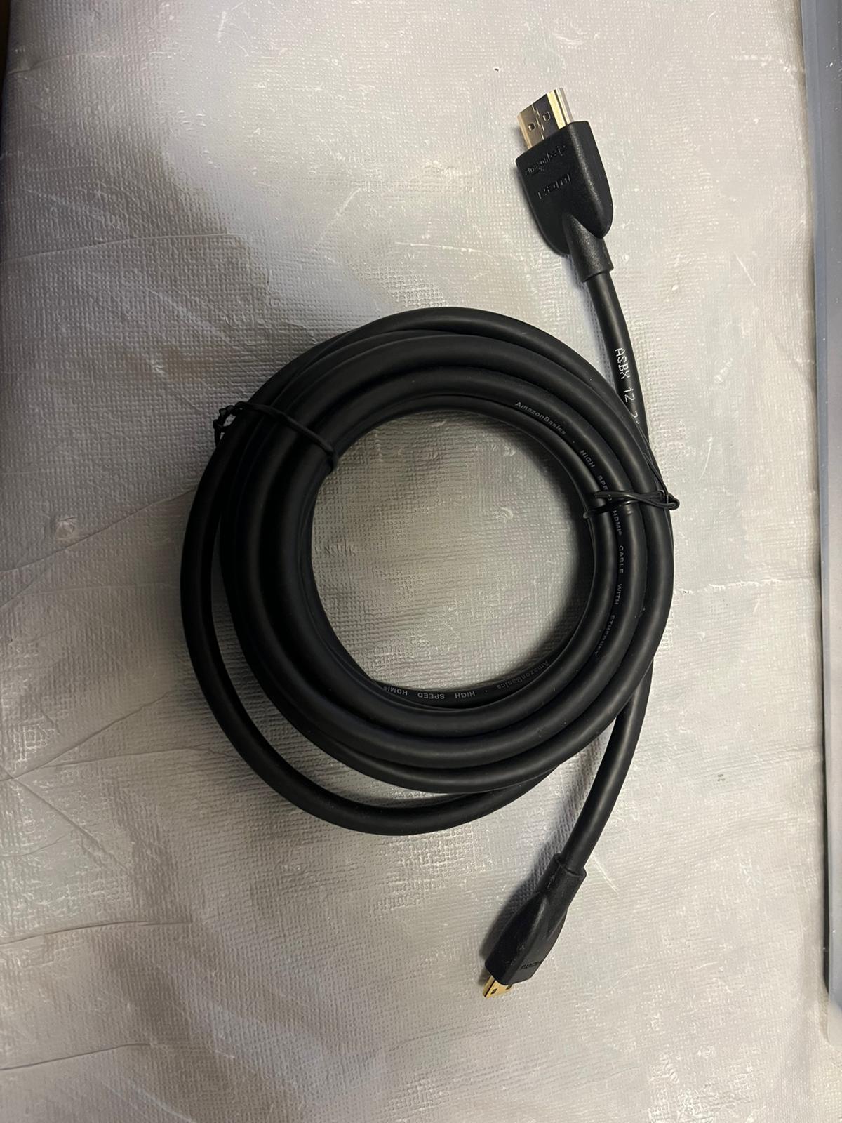 (New) Amazon Basics High Speed Mini HDMI (Source) to HDMI (Display) Cable, 10FT, Black