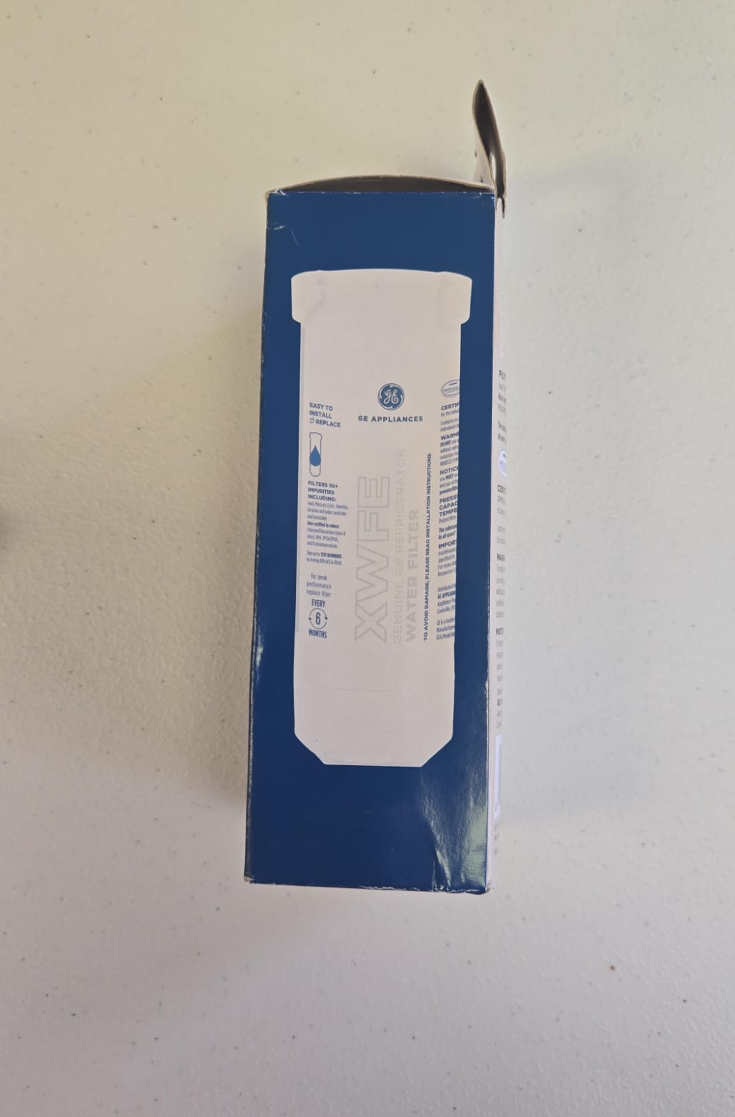 GE XWFE Refrigerator Water Filter no RFID chip