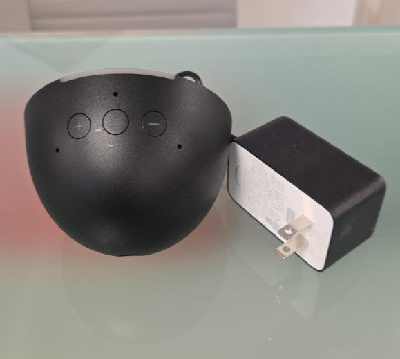 (Excellent) Amazon Echo Pop, Our smallest Alexa speaker, Fits in any room, Charcoal