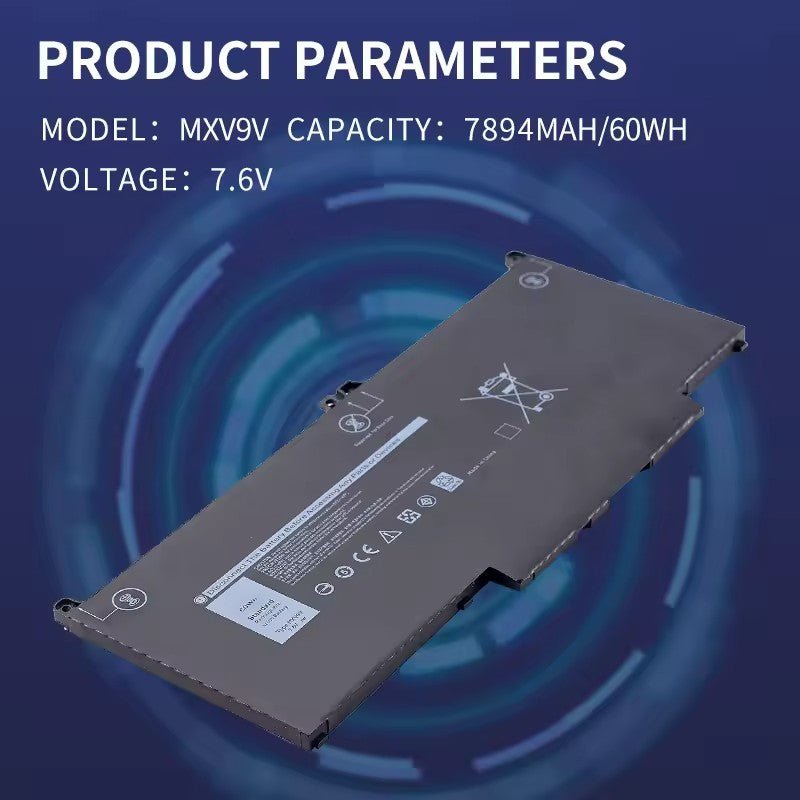 (New) SOMI MXV9V Battery for Dell Latitude 5300 5310 7300 7400 E5300 E5310 E7300 E7400 etc