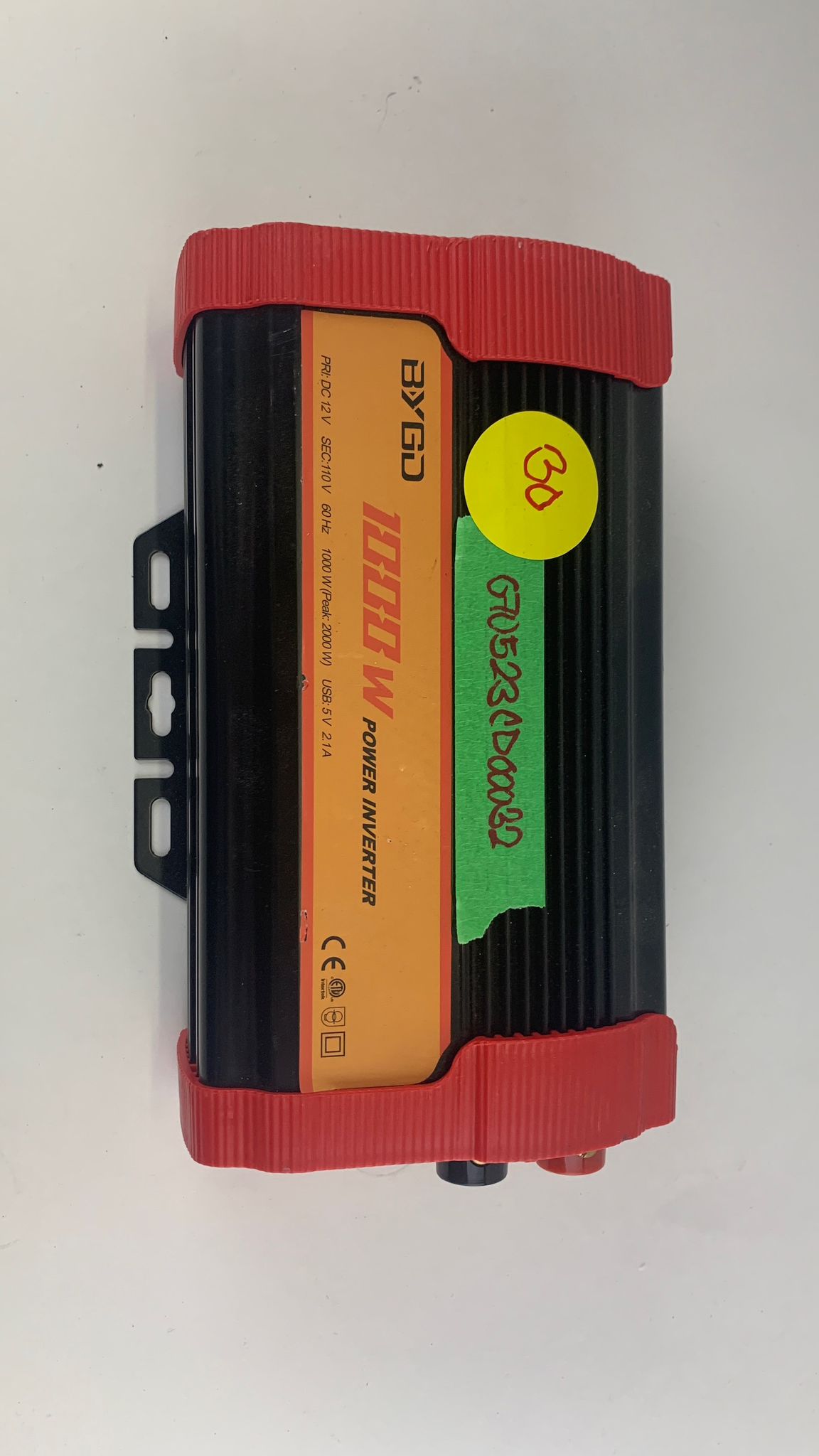 Refurbished (Good) 500W/1000W Power Inverter 12V DC to 110V AC Converter with Dual AC Outlets, 2.1A USB Charging