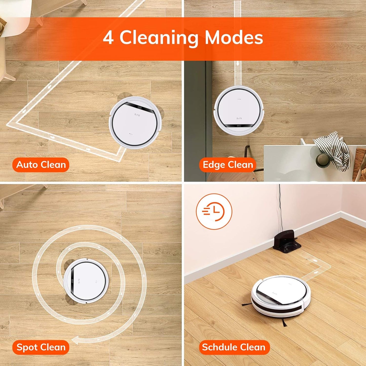 (Excellent) ILIFE V3s Pro Robot Vacuum Cleaner, Tangle-Free Suction