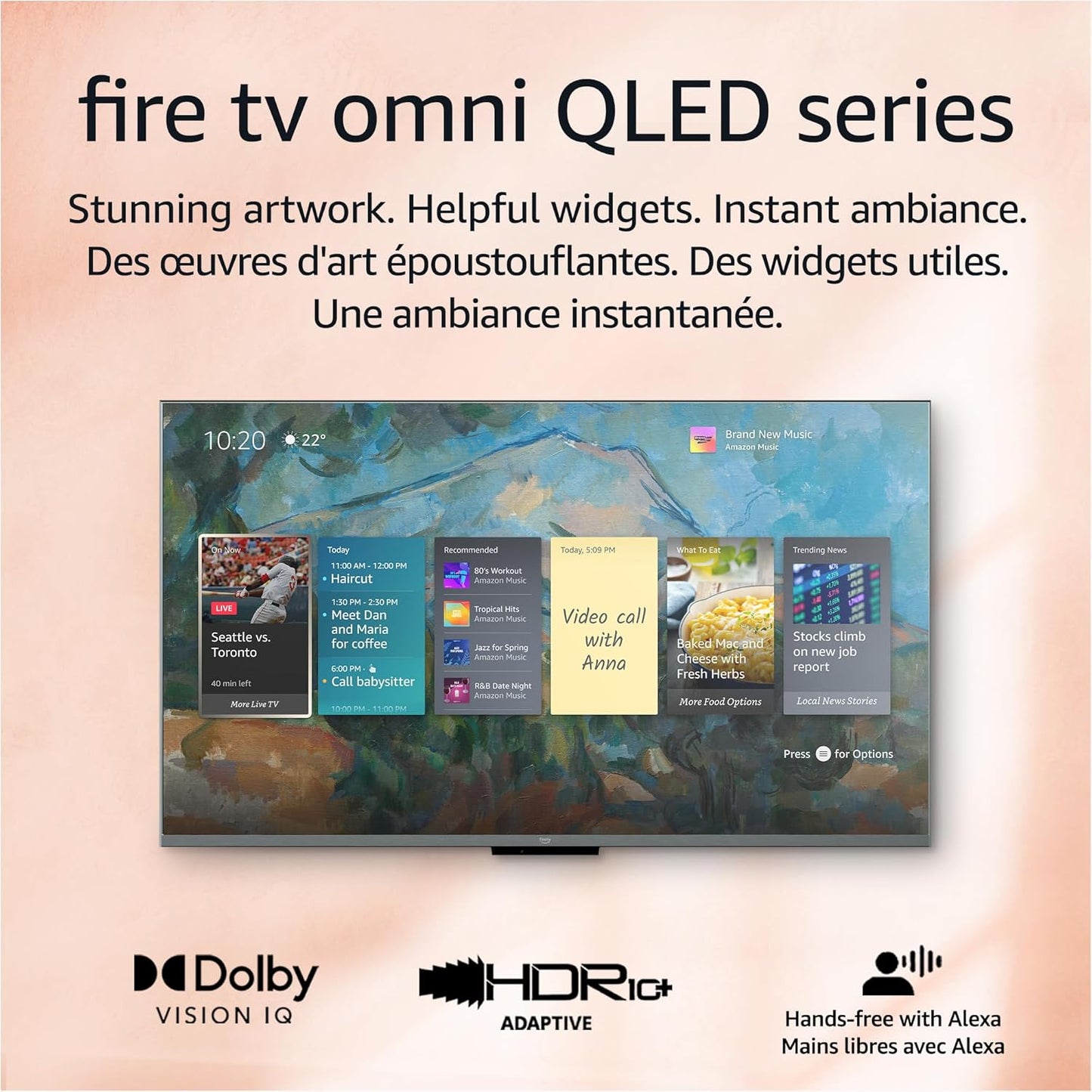 (Brand New Sealed) Amazon Fire TV 55" Omni QLED Series 4K UHD smart TV, Dolby Vision IQ