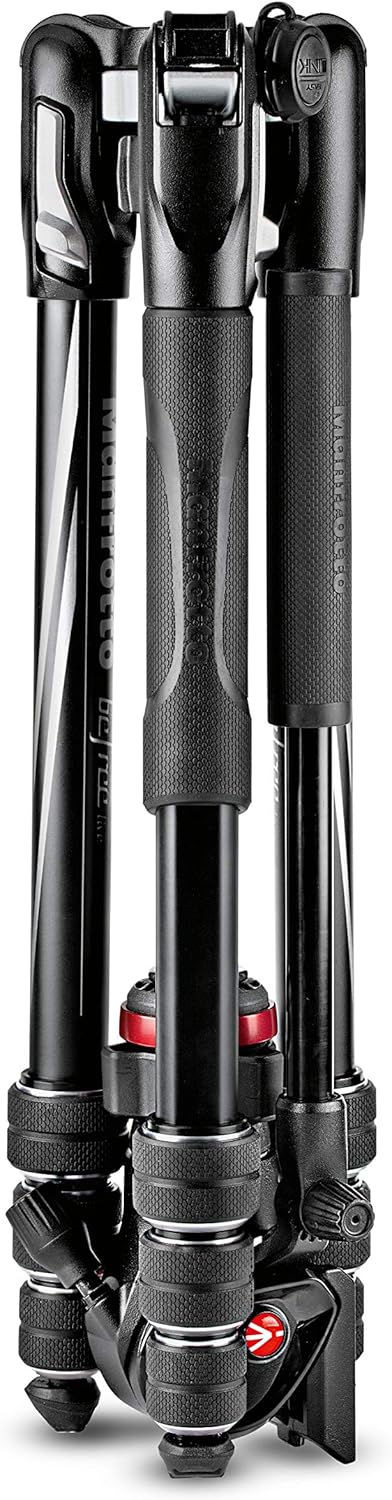 (Good) Manfrotto Travel Befree Live Aluminium Tripod Twist, Video Head, Black, Compact