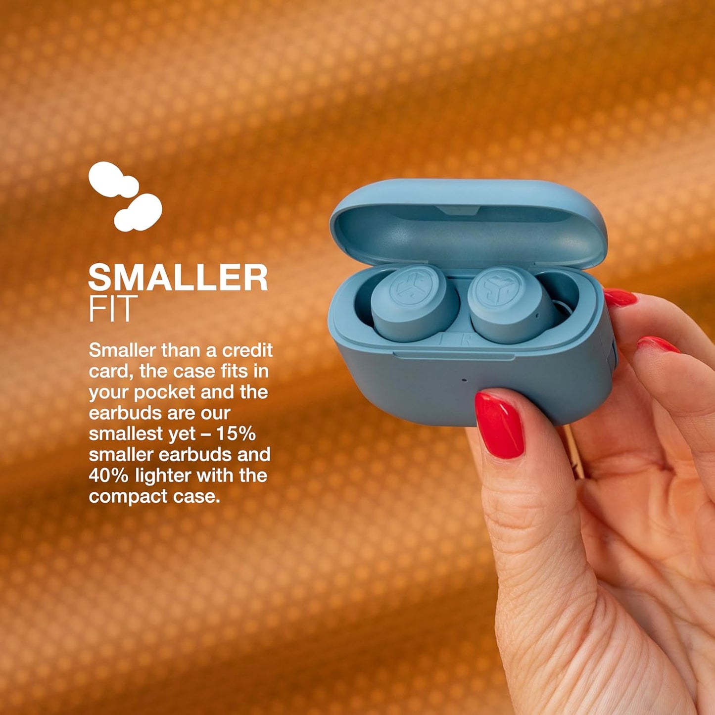(Brand New) JLab Go Air Pop True Wireless Bluetooth Earbuds + Charging Case, Black, Dual Connect