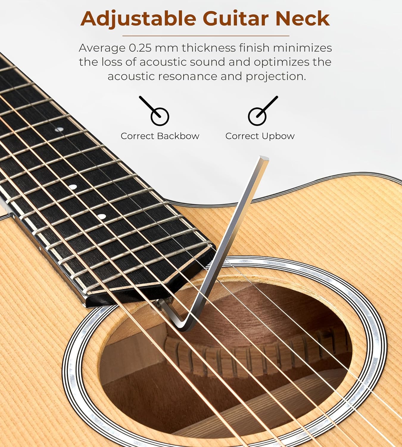 (New No Box) Vangoa Electric Acoustic Guitar 3/4 Size - 36 Inch Acoustic Electric Guitar