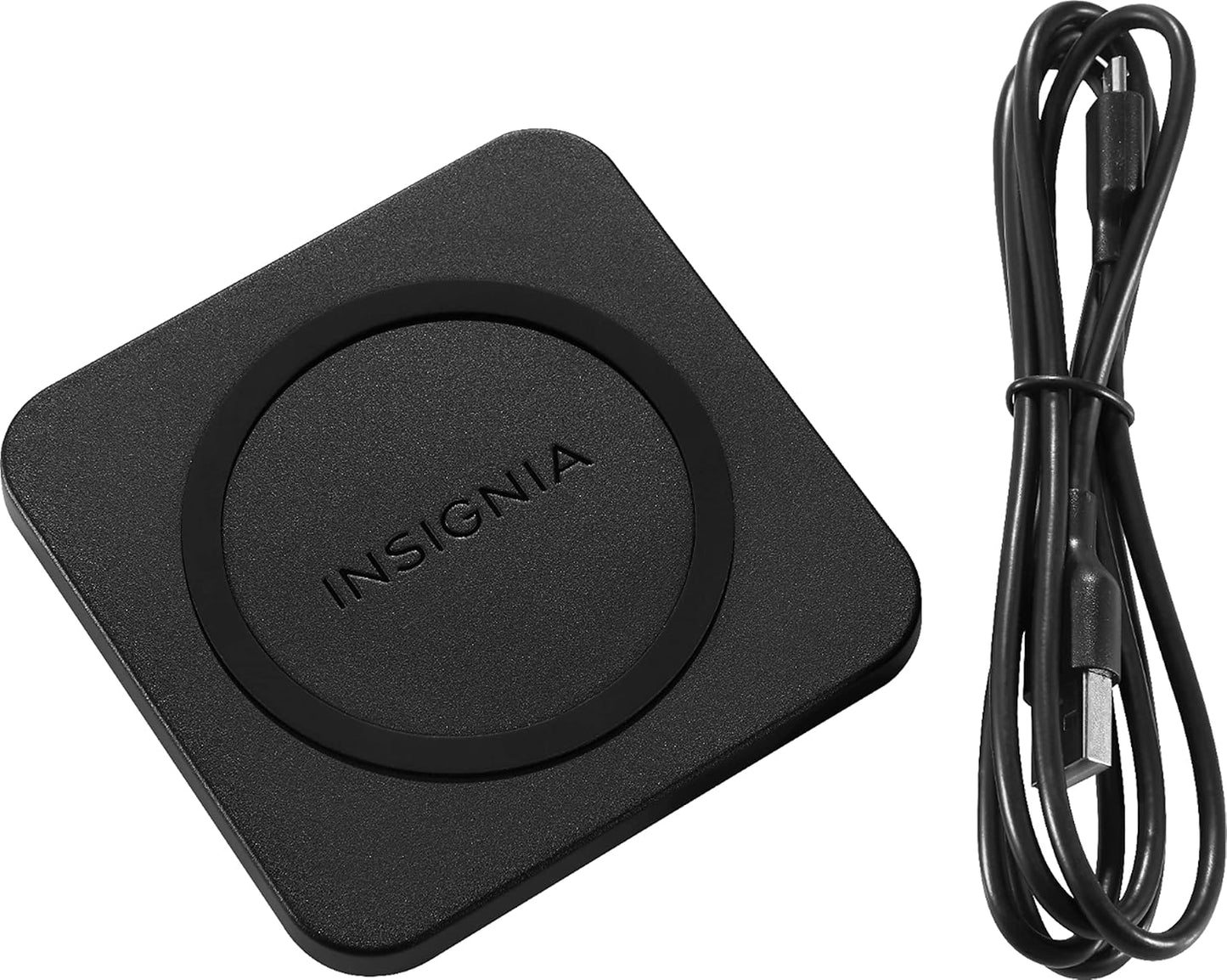 Insignia 5 W NS-MWPC5K-C Qi Certified Wireless Charging Pad for Android/iPhone -Black