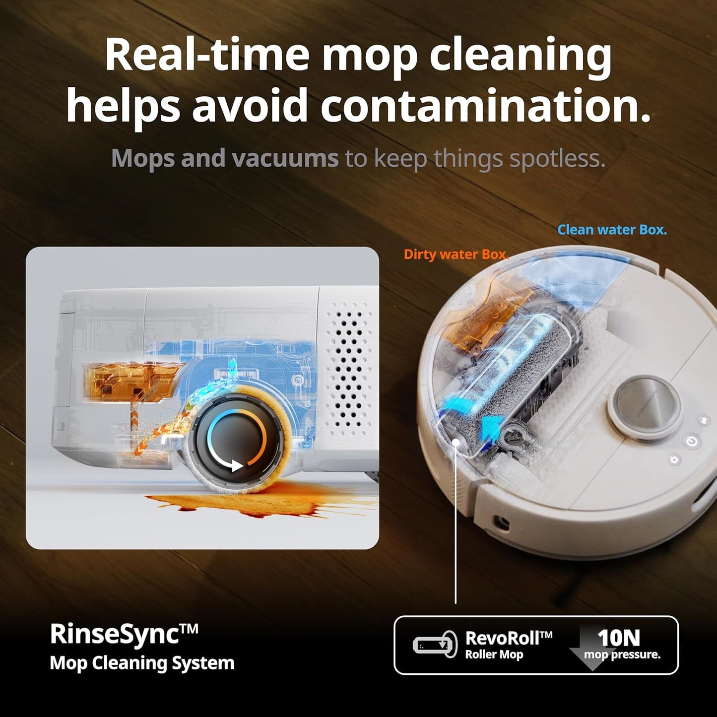 (Brand New Sealed)SwitchBot S10 Robot Vacuum and Mop with Dual Stations, Self Draining and Self Refilling, Auto Mop