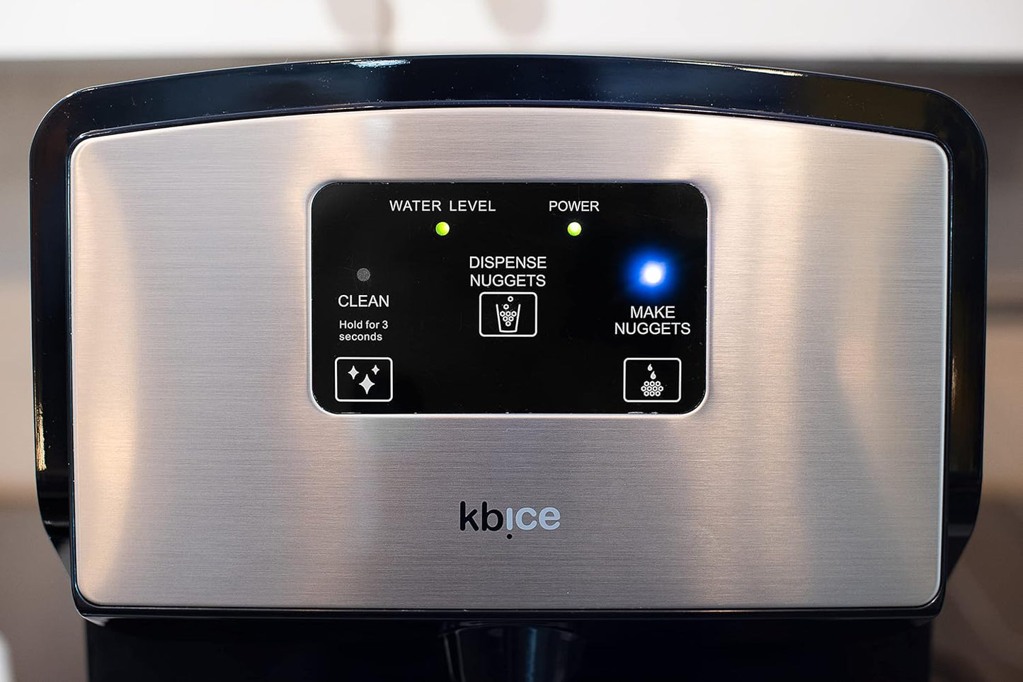(Brand New Sealed) KBice Self Dispensing Countertop Nugget Ice Maker, Crunchy Pebble Sonic Ice Maker