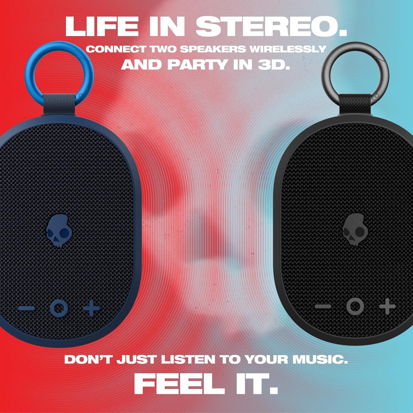 (Brand New) Skullcandy Kilo Wireless Bluetooth Speaker - IPX7 Waterproof Mini Bluetooth Speaker