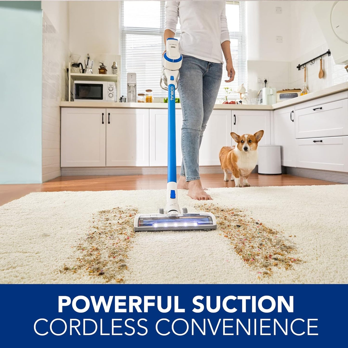 (Excellent) Tineco A10 Hero Cordless Stick/Handheld Vacuum Cleaner, Super Light Weight