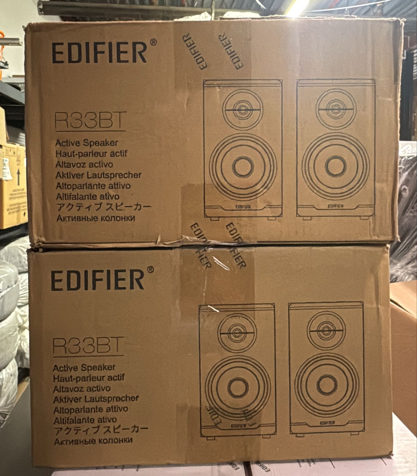 (New Open Box) Edifier R33BT Active Bluetooth Computer Speakers - 2.0 Bookshelf Speaker