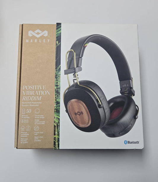 (Brand New) House of Marley Positive Vibration Frequency: Over-Ear Wireless Headphones with Microphone
