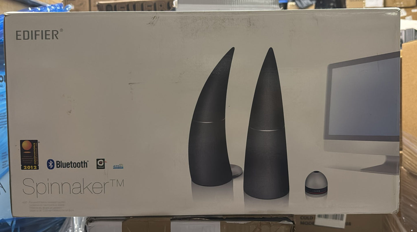(New Open Box) Edifier e30 Spinnaker Speakers, Black