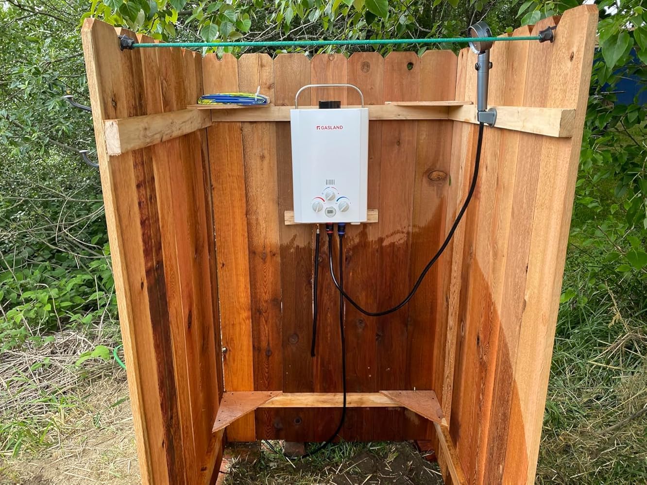 (Excellent) Tankless Water Heater, Gasland BE158 1.58GPM 6L Outdoor Portable Gas Water Heater, White