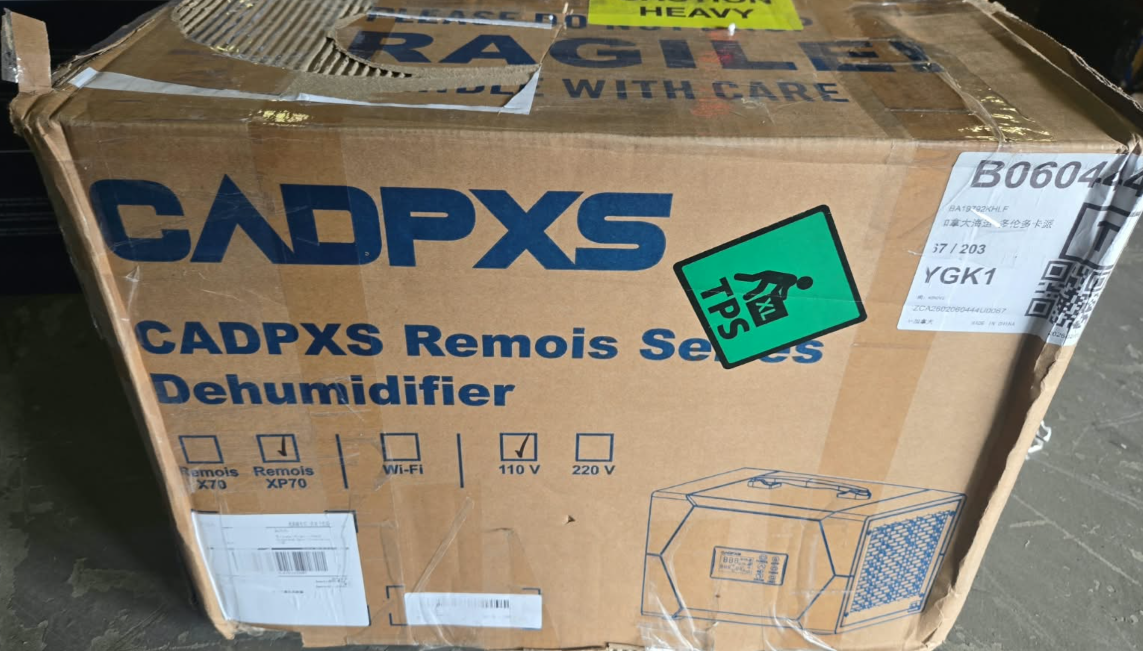 (New Open Box) š§š CADPXS 80 Pint Crawl Space/Commercial Dehumidifier with Pump & Drain Hose ā Remois XP70 š¦āØ