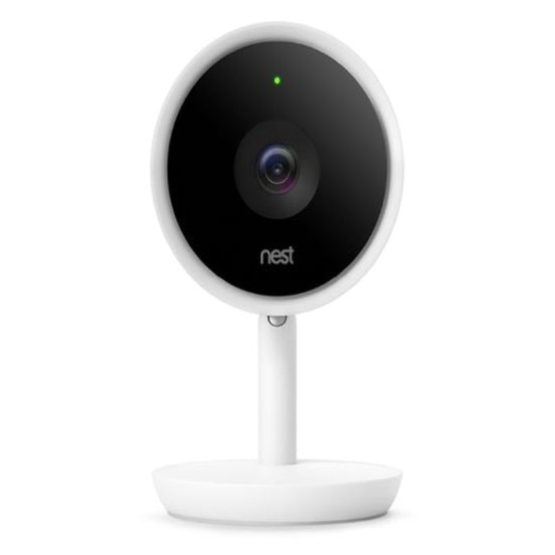 (Excellent) Google Nest Cam IQ Indoor Security Camera - Wi-Fi - 1080p HD - White
