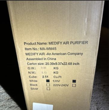 (Brand New Sealed) MedifyAir MA-WM45 Air Purifier