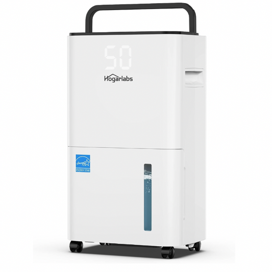 (Brand New) HOGARLABS 2000 Sq Ft 30 Pint Dehumidifier for Home Basements Bathroom Bedroom, Dehumidifier with Drain Hose for Medium to Large Room, Intelligent Humidity Control Dehumidifier with Laundry Dry