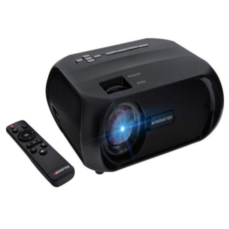 MONSTER VISION IMAGE STREAM 1080p with PORTABLE SCREEN PROJECTOR