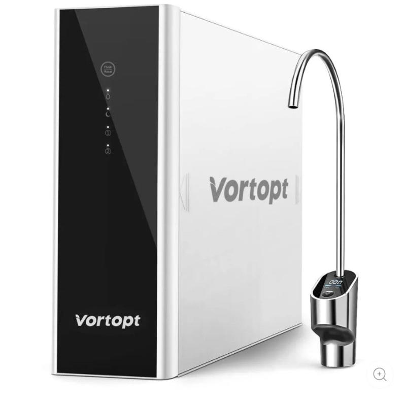 (Excellent) Vortopt DR2-White-1000GPD Reverse Osmosis System Water Filter - Under Sink Water Purifier