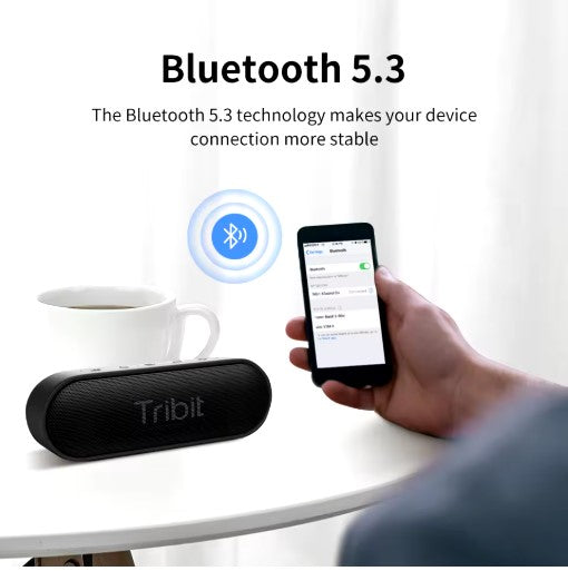 (New Open Box) Tribit XSound Go Portable Bluetooth Speaker IPX7 Waterproof