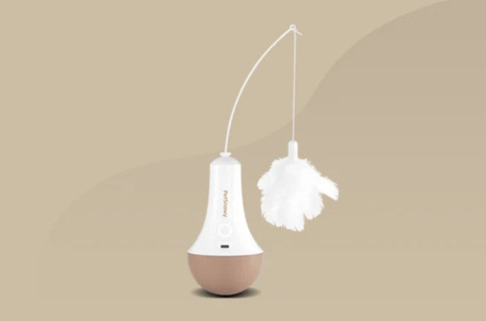 (Excellent) Pet Snowy Roly Poly Cat Toy