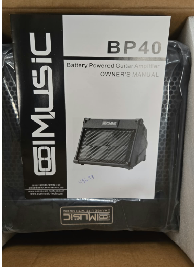 (New Open Box) Coolmusic Portable Acoustic Guitar Amplifier ā 40W | Battery-Powered with Bluetooth