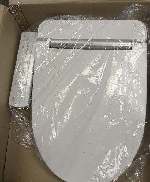 (New Open Box) VOVO VB-3000SE Elongated Bidet Toilet Seat, Warm Water, LED Light, Heated Seat, White, Dryer, Stainless Steel Nozzle
