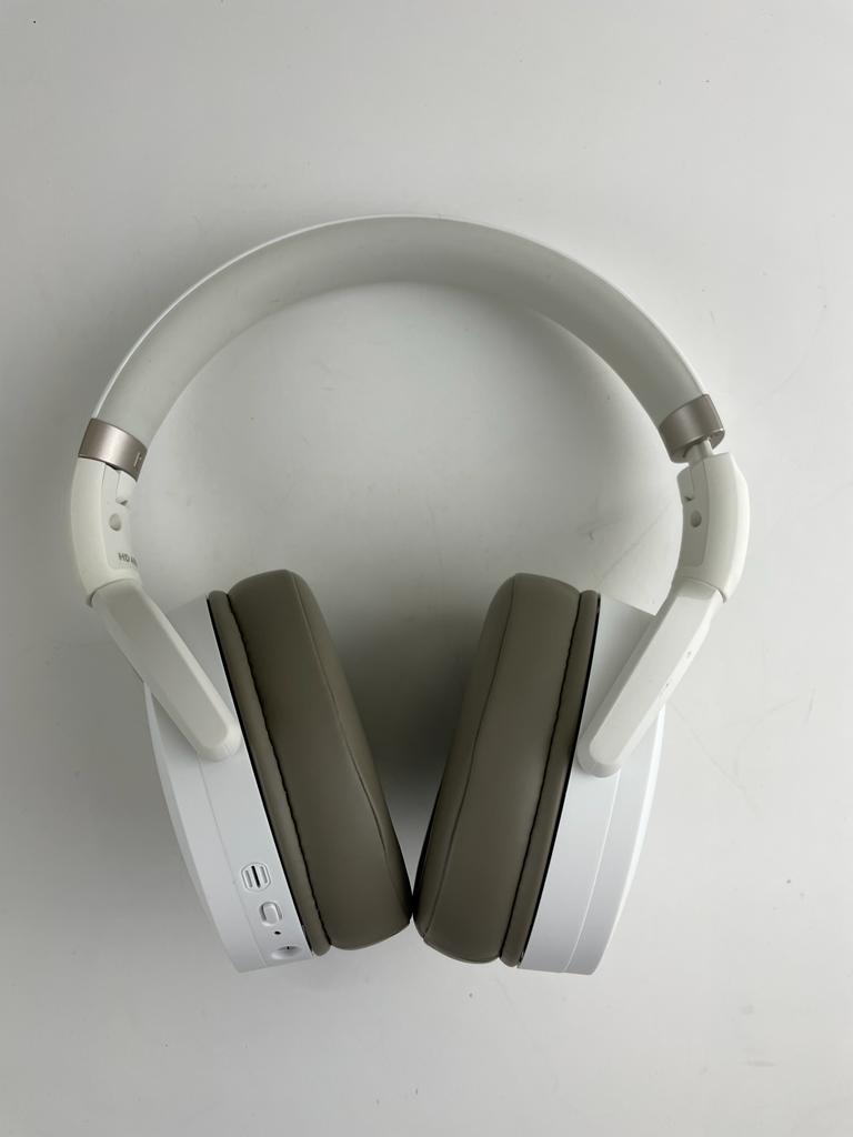 Used (Excellent) SENNHEISER HD 450BT Bluetooth 5.0 Wireless Headphone with Active Noise Cancellation - 30-Hour Battery Life, USB-C Fast Charging, Virtual Assistant Button, Foldable - White