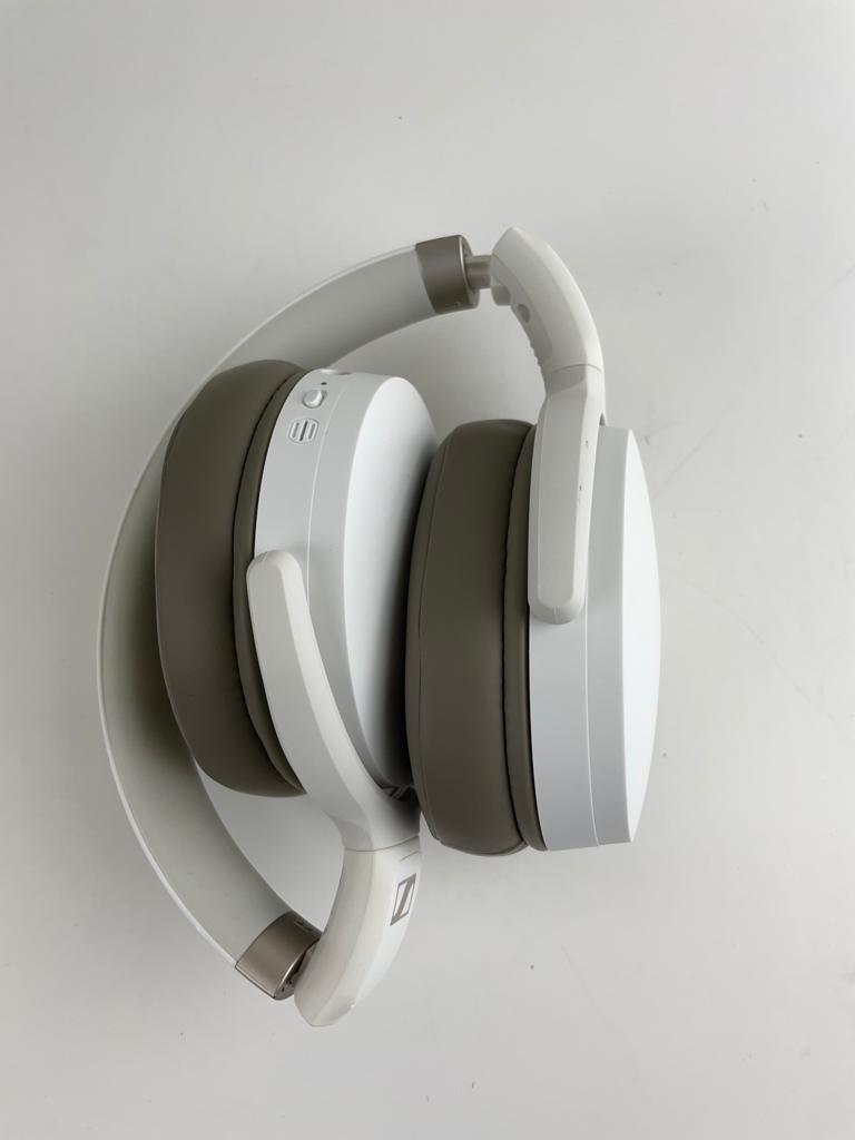 Used (Excellent) SENNHEISER HD 450BT Bluetooth 5.0 Wireless Headphone with Active Noise Cancellation - 30-Hour Battery Life, USB-C Fast Charging, Virtual Assistant Button, Foldable - White