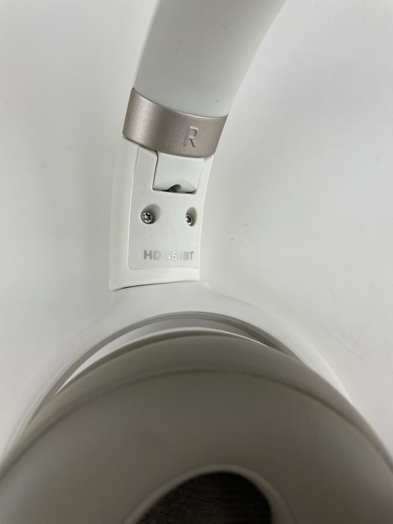 Used (Excellent) SENNHEISER HD 450BT Bluetooth 5.0 Wireless Headphone with Active Noise Cancellation - 30-Hour Battery Life, USB-C Fast Charging, Virtual Assistant Button, Foldable - White