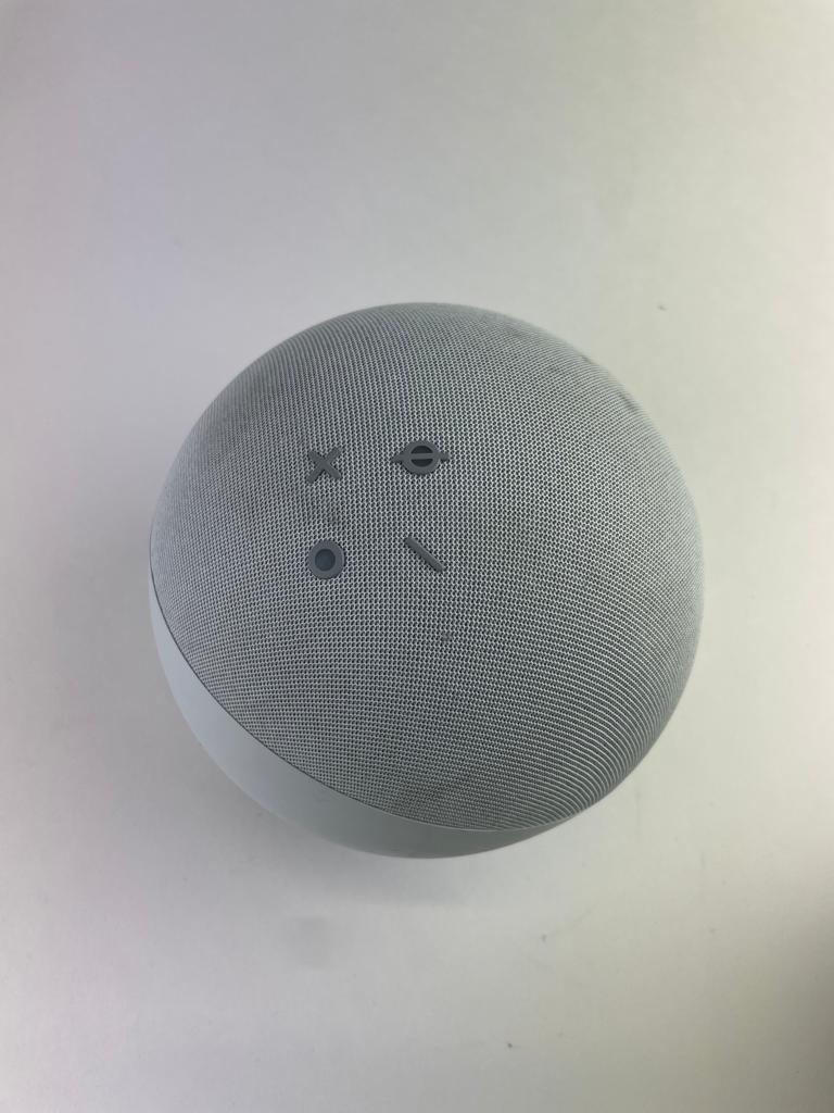 Refurbished (Good) Echo (4th Gen) | With premium sound, smart home hub, and Alexa | Glacier White