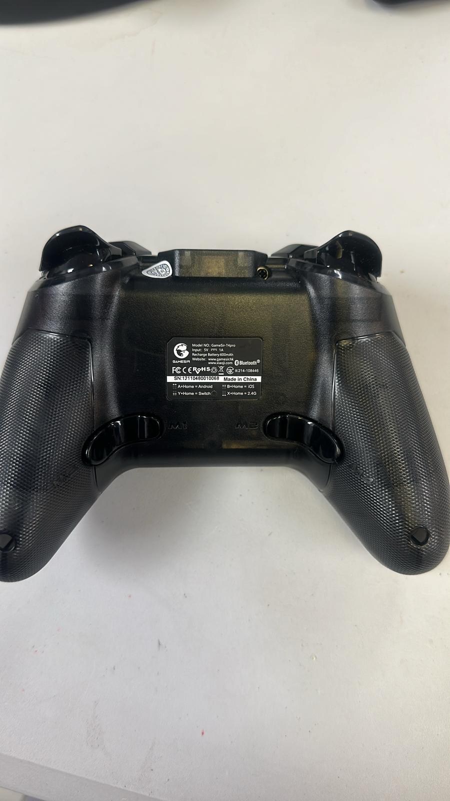 GameSir T4 Pro Wireless Bluetooth Controller for Nintendo Switch, Switch Pro Controller with LED Backlight, Turbo Gamepad Joystick with Dual Motor, Programmable Game Controller for iPhone/Android/PC