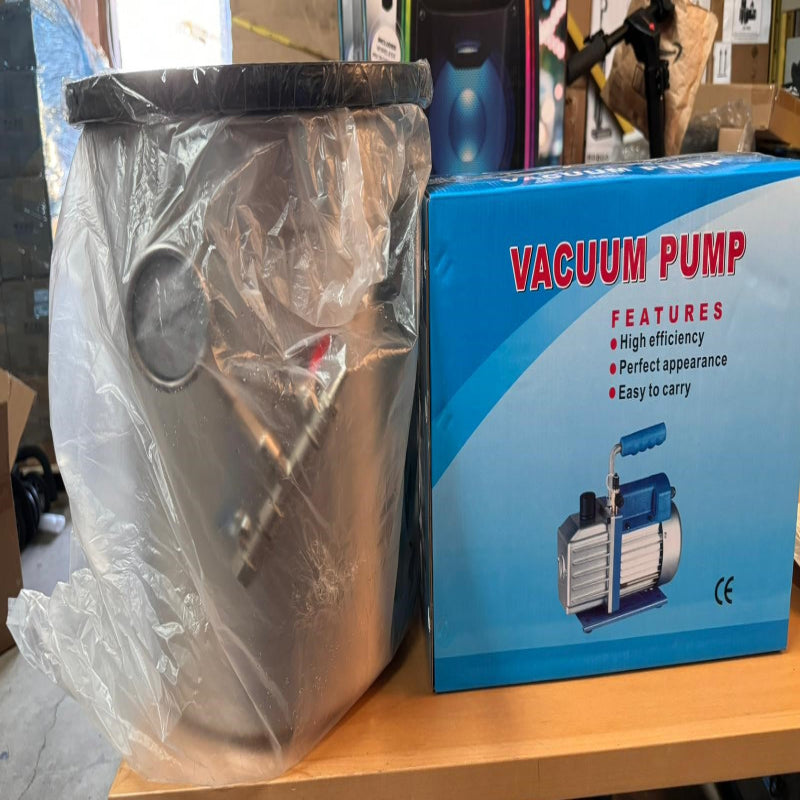 VACUUM PUMP including ablaze 5 gallon vacuum chamber