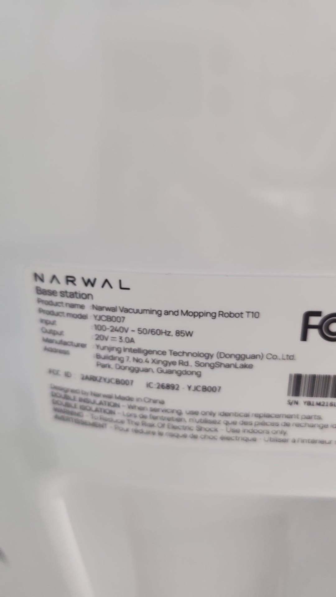 Narwal T10 Robot Mop, 4-in-1 Robot Mop and Vacuum with Self Cleaning Station, Self Washing and Drying Mop Robot with LiDAR Navigation, Smart Mapping, 2 Suction Mode for Hard Floor and Pet Hair, White