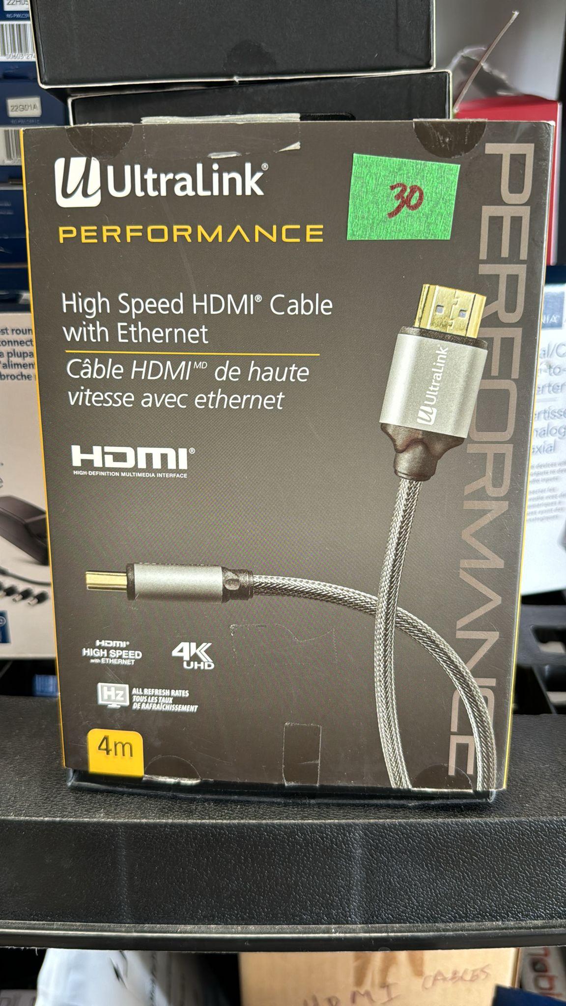 Ultralink Performance 4K High Speed HDMI Cable with Ethernet - 2 Meters (ULP2HD2)