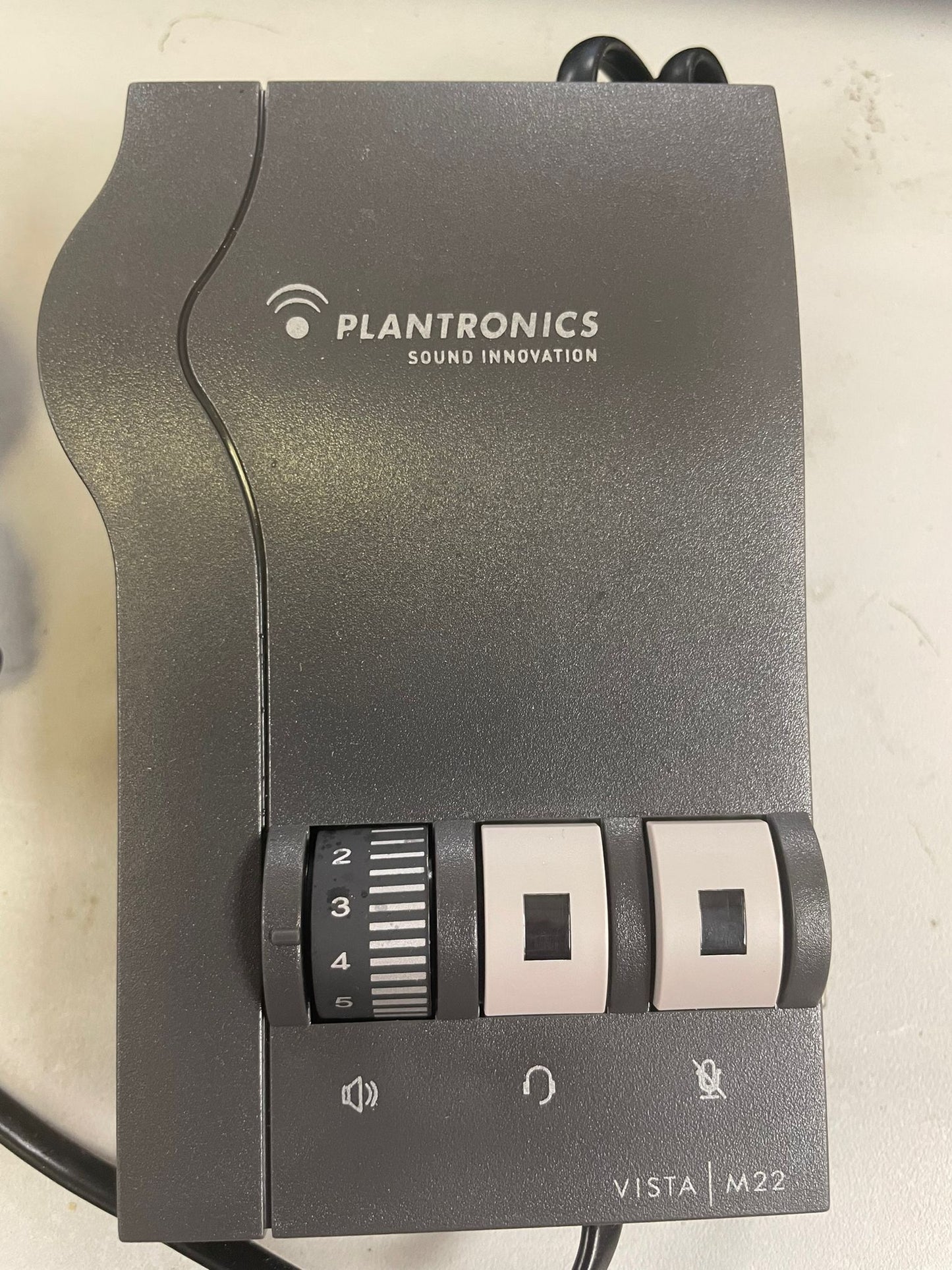 (Used Excellent) Plantronics 457-A M22 Vista Universal Amp W/ Support Wideband Phones/Headsets (vf)