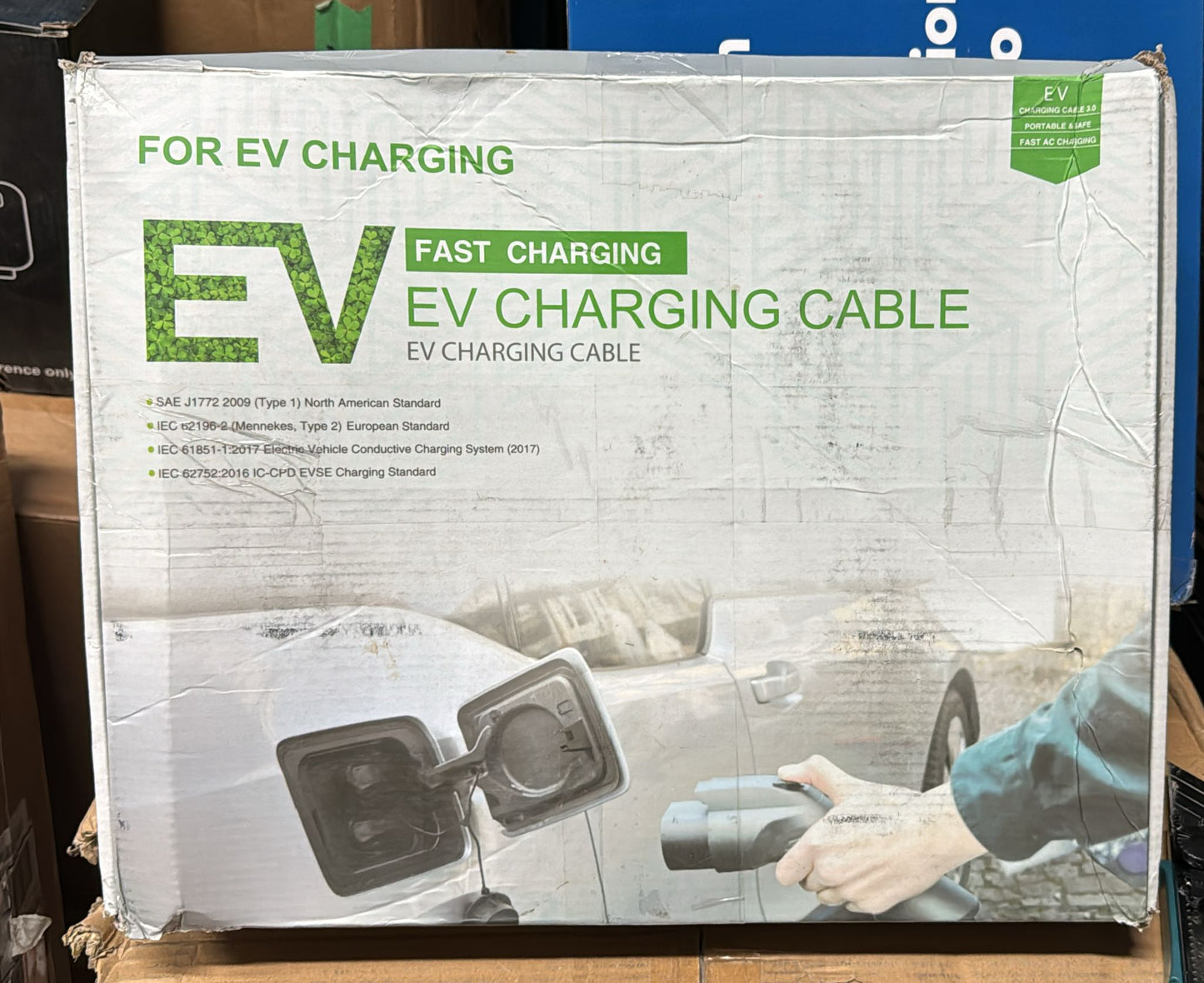 (Excellent) Morec 16A EV Charger Level 1-2 NEMA6-20P with Adapter for NEMA 5-15, 100V-240V, Portable EVSE SAE J1772 Plug 6m (20 feet), Home Electric Vehicle Charging Station Compatible with All EV Cars