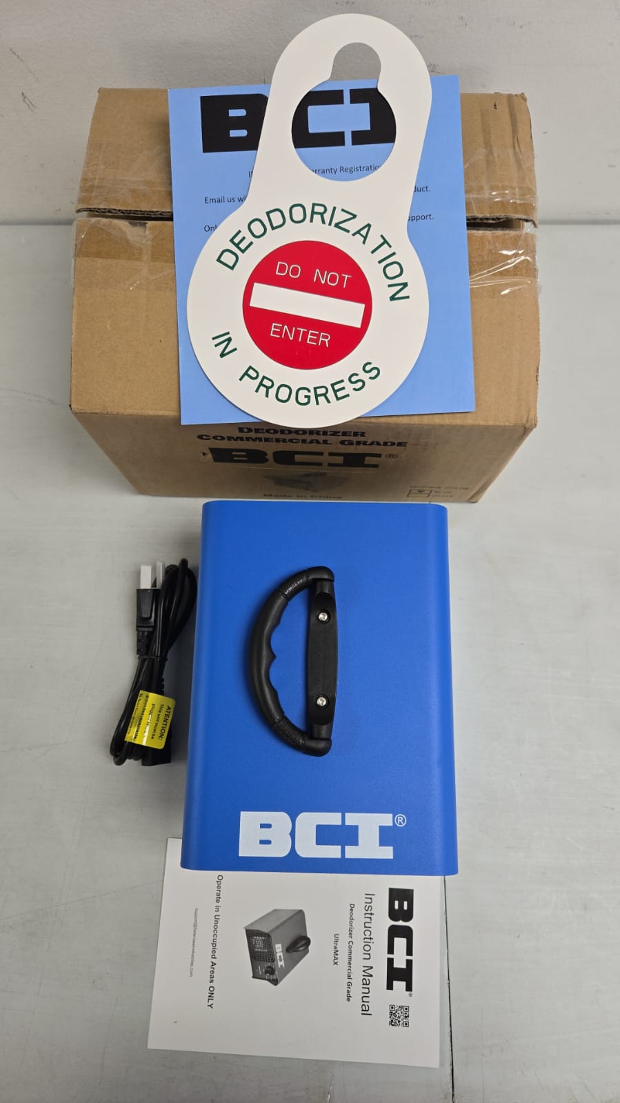 (New Open Box) BCI UltraMAX Area Deodorizer Commercial Grade, Odour Eliminator