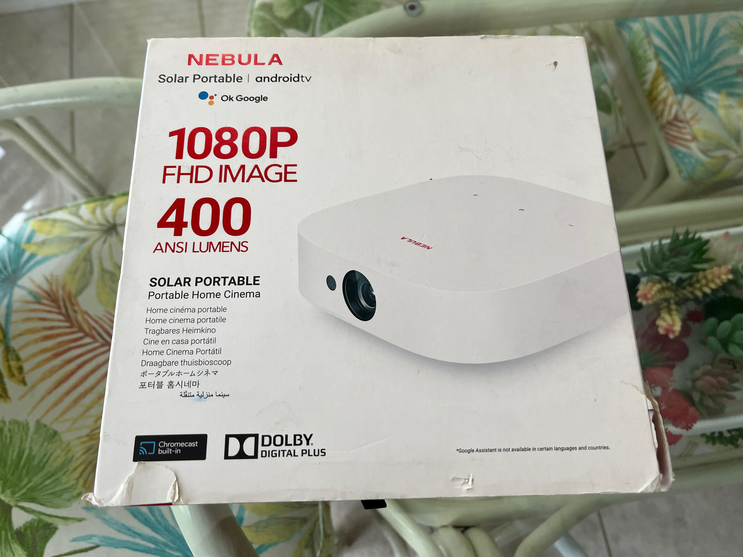 (New Open Box) Anker Nebula Solar FHD 1080p Projector