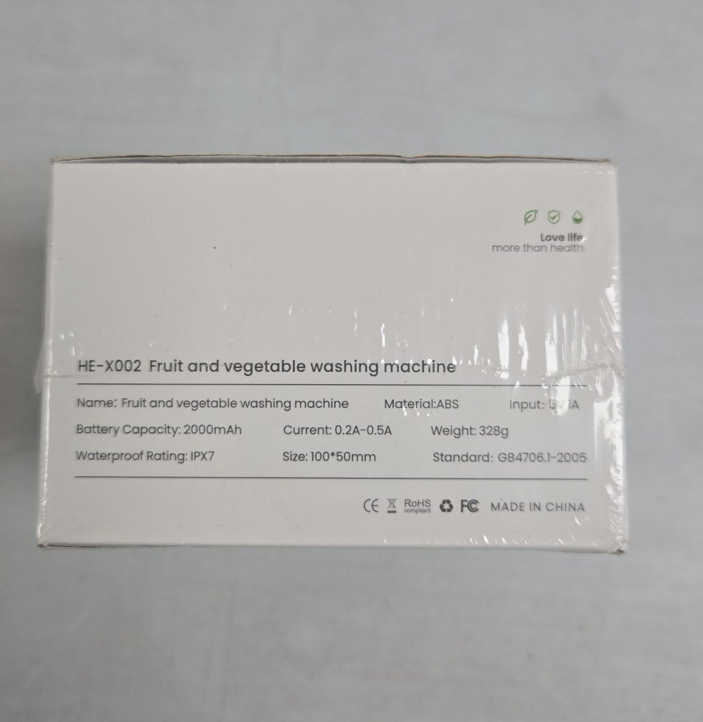 (Brand New) Heyjar Fruit and Vegetable Washing Machine, Fruit Cleaner Device,Fruit Purifier -White