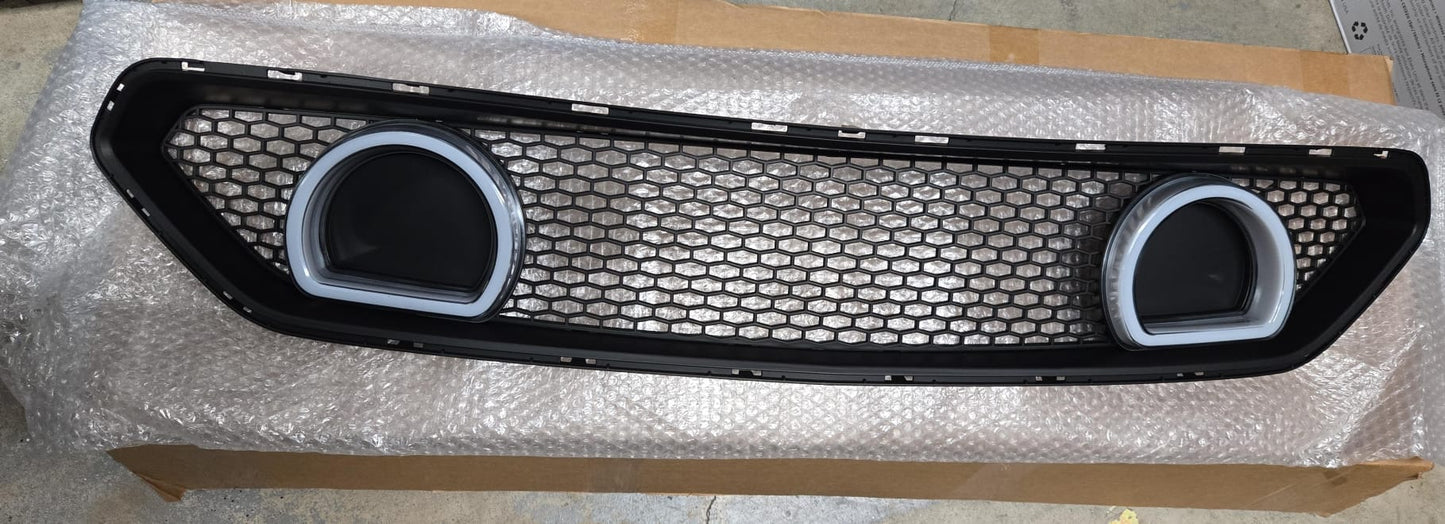 (New Open Box) Mach 1 Front Upper Grille W/ DRL LED for 2022-2023 Ford Mustang