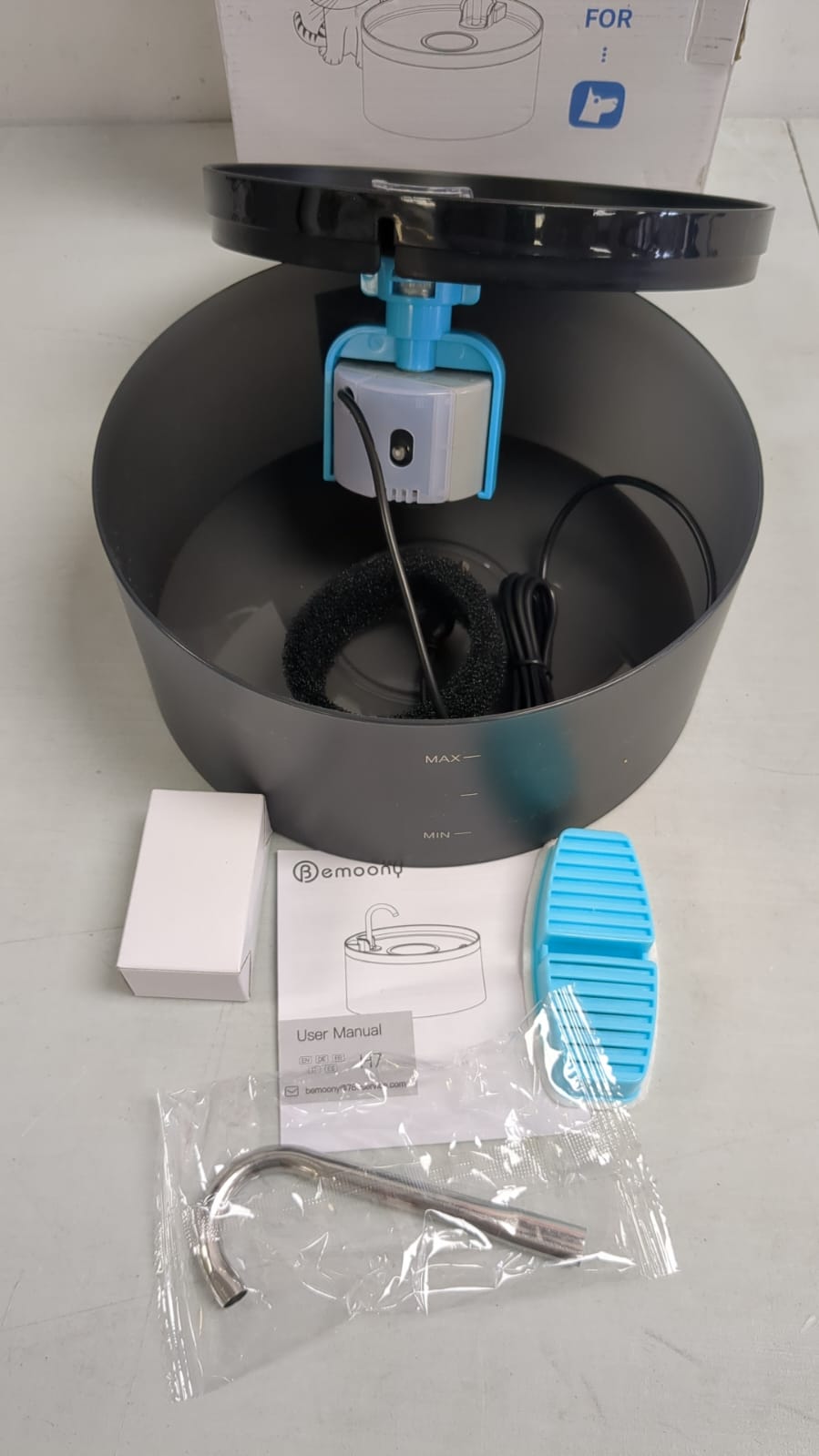(New Open Box) Bemoony Pet Water Fountain (3.2L)