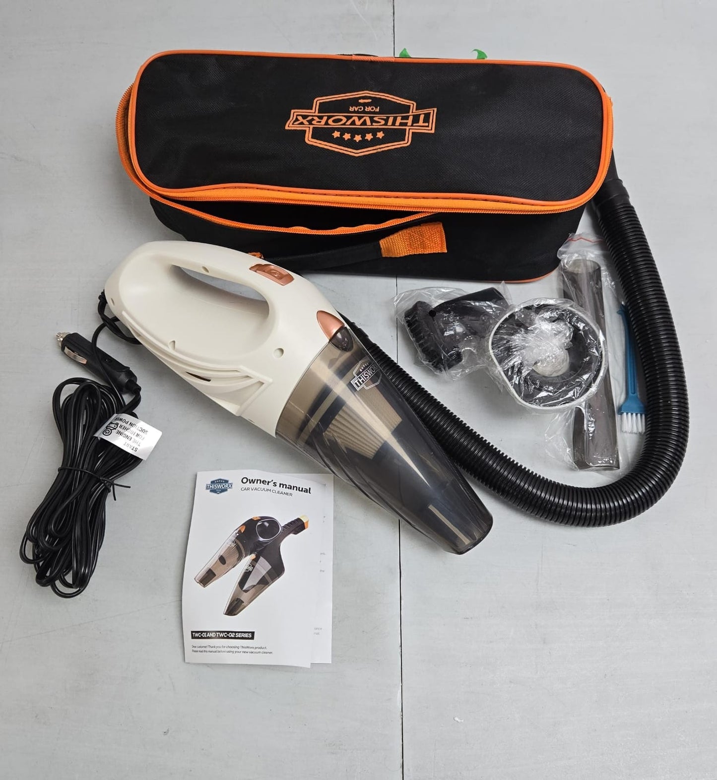 (New no Box) ThisWorx Car Vacuum - Handheld Portable Cleaner - High Power, Hand Held Mini Vacuums