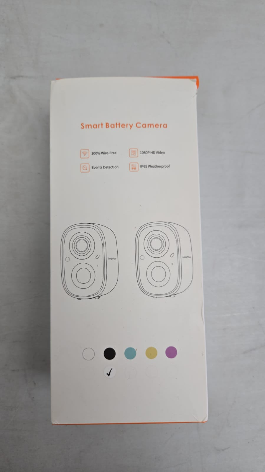 (New Open Box) Longplus Security Camera Outdoor Wireless, 2K Battery Powered Camera Surveillance