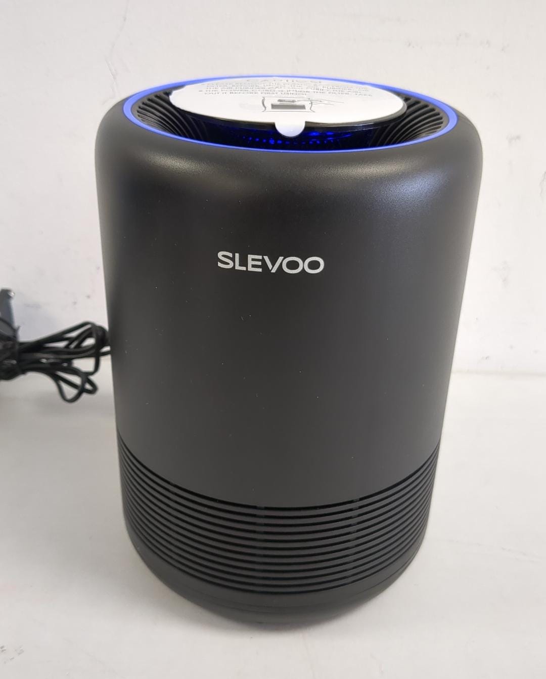 (Open box) Sleevo Air Purifiers for Bedroom Pets Smokers in Home, H13 True HEPA Filter Air Cleaner with Fragrance Sponge, Night Light, Timer, Effectively Clean 99.97% Smoke, Dust, Pollen, Pet Dander, Odors, BS-01 Black