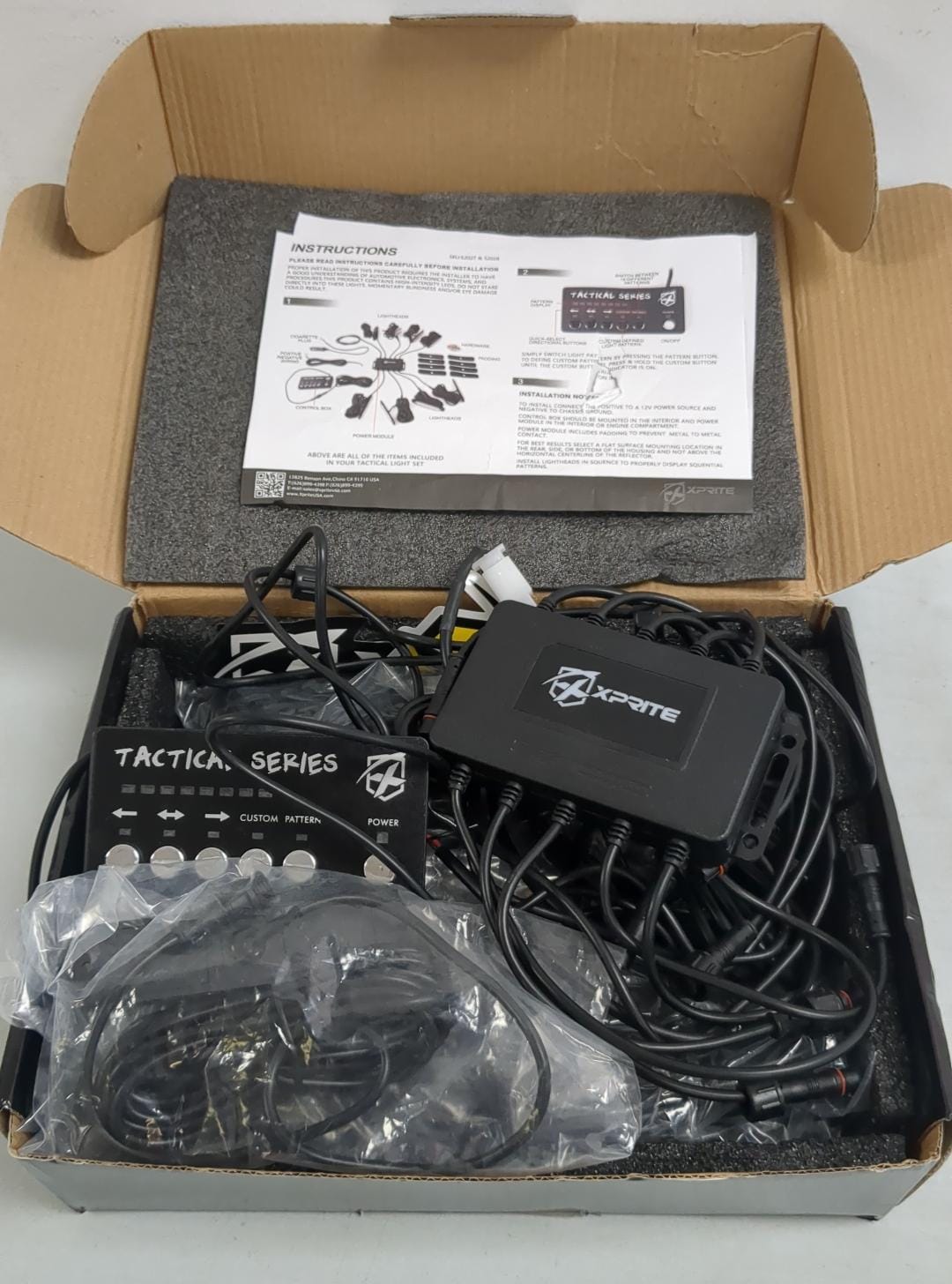 Xprite Amber 12 LED Surface Mount Strobe Lights Kit, Grill Grille Side Marker Light Flashing Emergency Warning Light Assemblies w/Control Box for Trucks Vehicles ATV RV Cars Van 8PCS