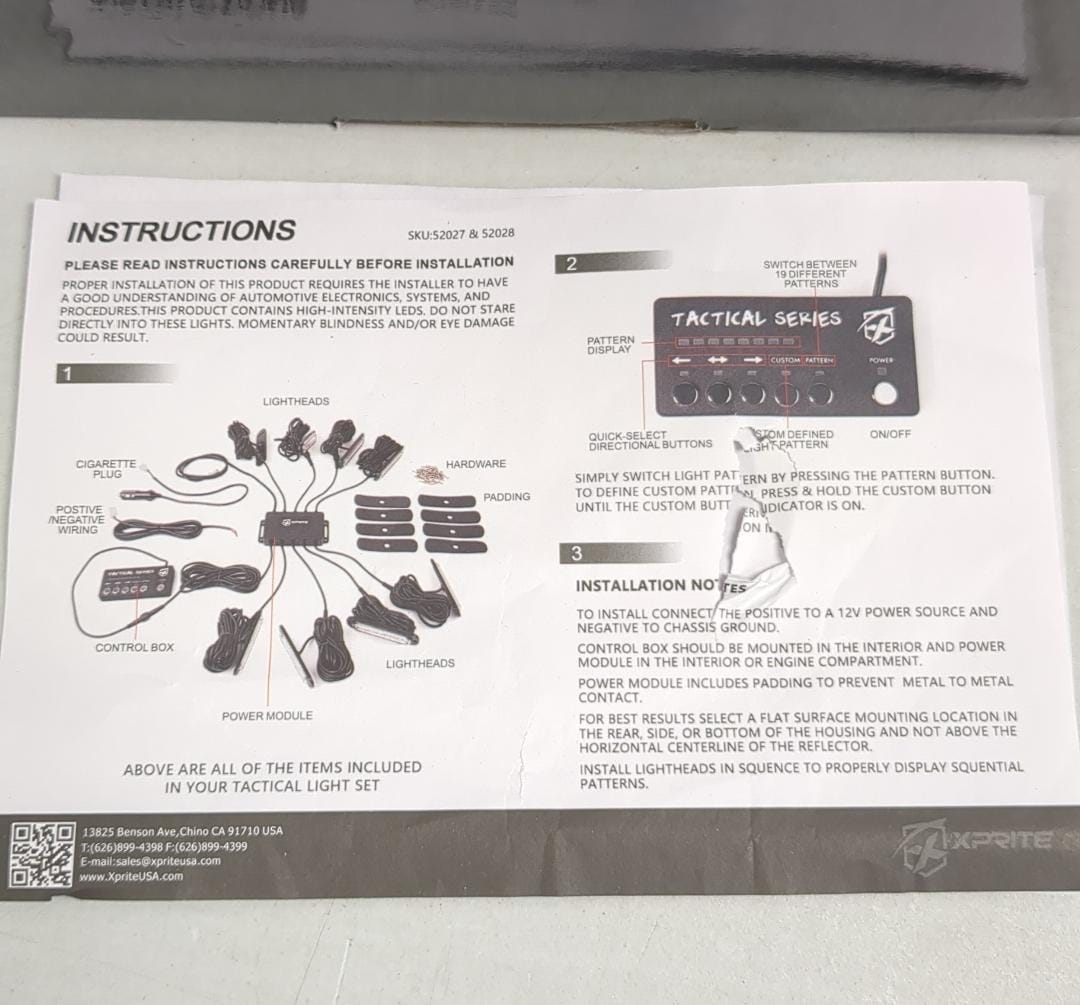 Xprite Amber 12 LED Surface Mount Strobe Lights Kit, Grill Grille Side Marker Light Flashing Emergency Warning Light Assemblies w/Control Box for Trucks Vehicles ATV RV Cars Van 8PCS