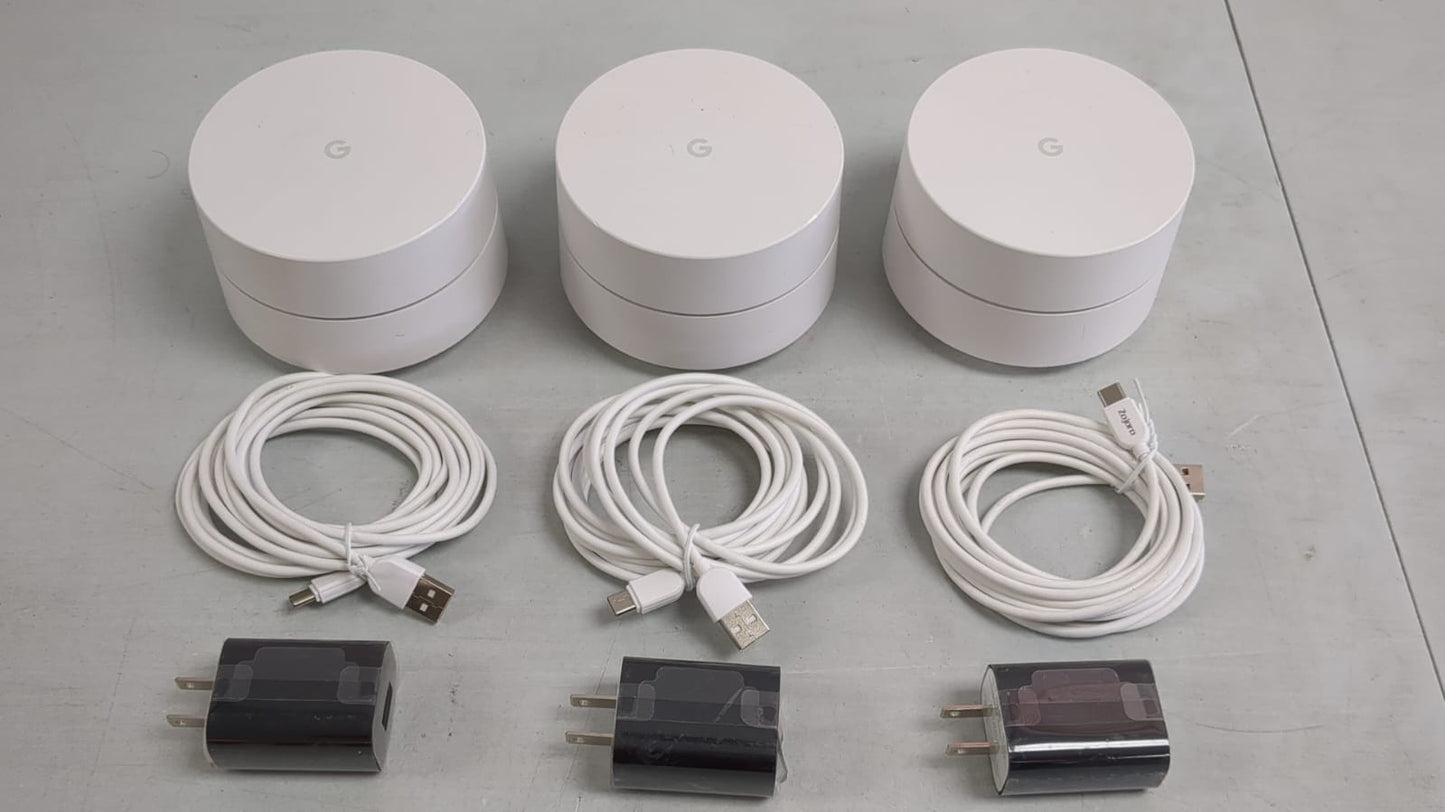 (excellent) Google Wifi System Router model: AC-1304 - 3pcs